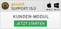 Kunden-Modul pcvisit Support 15.0 starten